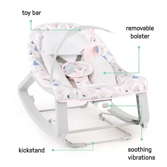 Leagan si Balansoar Pink Cozy 3 in 1 Pink Ingenuity Leagan si Balansoar Pink Cozy 3 in 1 Pink Ingenuity
