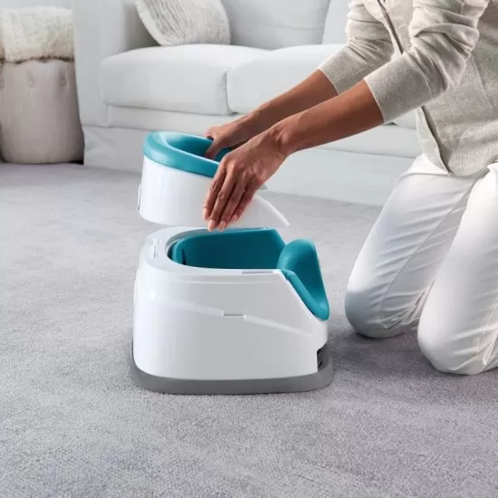 Scaun de masa 2 in 1 Peacock Blue Ingenuity