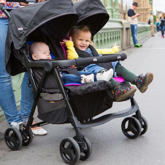 Carucior gemeni Joie Aire Twin Pebble