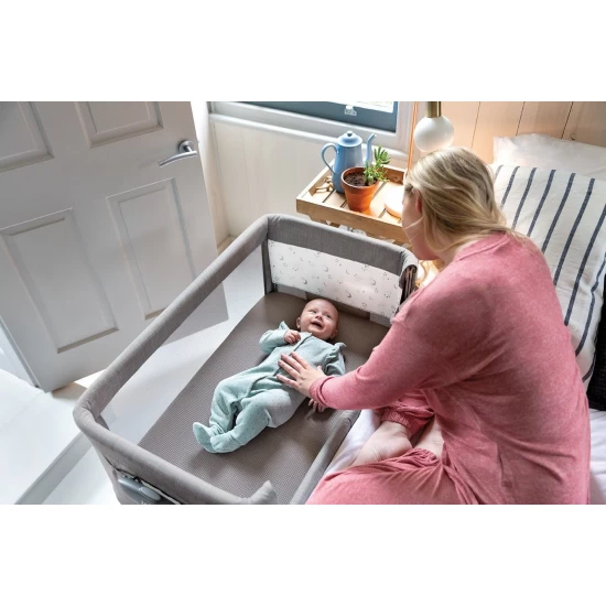 Patut co-sleeping pliant 2 in 1 Joie Roomie Glide Shale Patut co-sleeping pliant 2 in 1 Joie Roomie Glide Shale