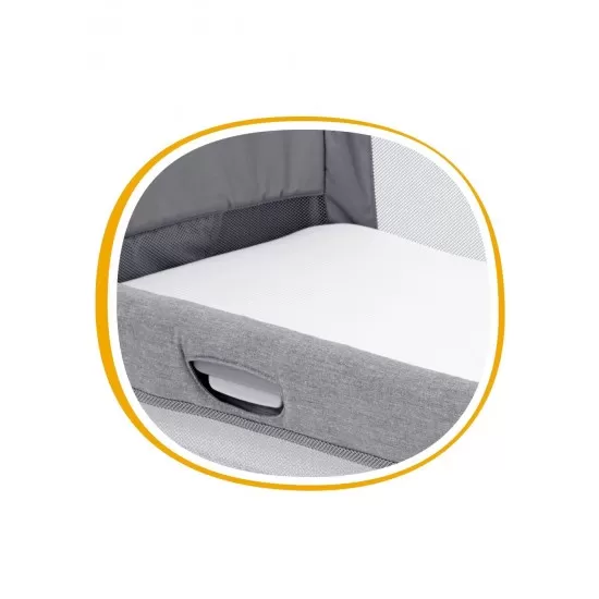 Patut pliant 2 in 1 Roomie Gray Flannel Joie Patut pliant 2 in 1 Roomie Gray Flannel Joie
