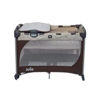 Patut pliant Commuter Change Beige Dots Joie cu cosulet detasabil inclus