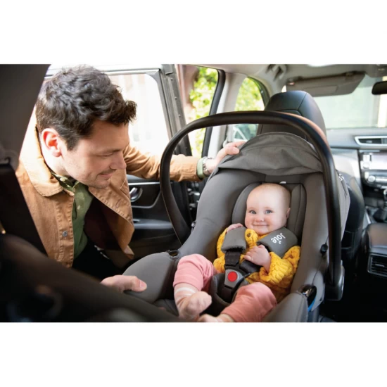 Scoica auto Joie i-Snug 2 cu tetiera reglabila, 40-75 cm, Pebble, testata ADAC si certificata R129 Scoica auto Joie i-Snug 2 cu tetiera reglabila, 40-75 cm, Pebble, testata ADAC si certificata R129