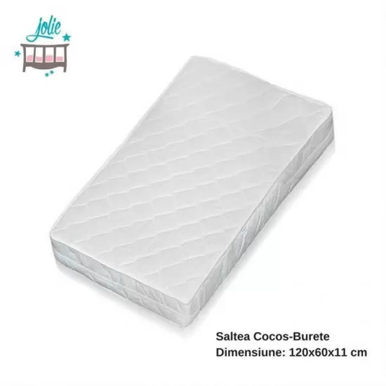 Saltea Cocos-Burete pentru patut 120×60 cm Jolie Saltea Cocos-Burete pentru patut 120×60 cm Jolie