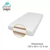 Saltea de Patut Superlux Cocos-Burete-Cocos 120×60 Cm Jolie