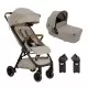 Set carucior ultracompact Nuna TRVL Hazelwood + Adaptori TRVL + Landou LYTL Hazelwood Set carucior ultracompact Nuna TRVL Hazelwood + Adaptori TRVL + Landou LYTL Hazelwood