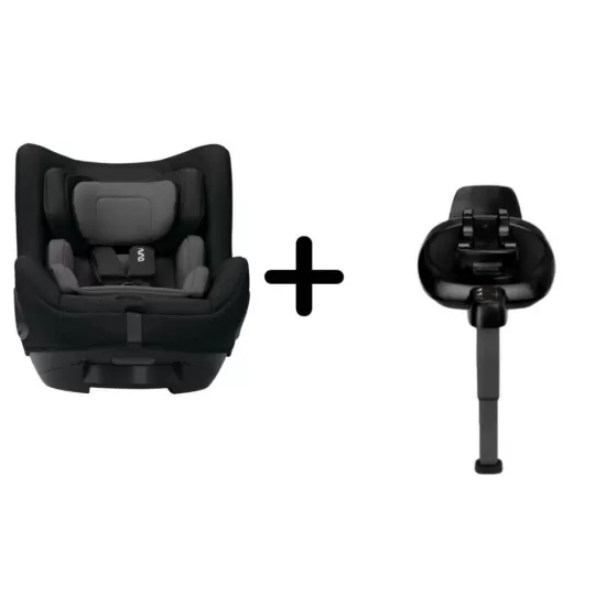 Set Scaun auto rotativ i-Size TODL next Caviar, 40-105 cm + Baza isofix BASE next i-Size pentru TODL next Nuna Set Scaun auto rotativ i-Size TODL next Caviar, 40-105 cm + Baza isofix BASE next i-Size pentru TODL next Nuna