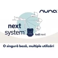 Set Scaun auto rotativ i-Size TODL next Caviar, 40-105 cm + Baza isofix BASE next i-Size pentru TODL next Nuna