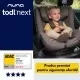 Set Scaun auto rotativ i-Size TODL next Caviar, 40-105 cm + Baza isofix BASE next i-Size pentru TODL next Nuna Set Scaun auto rotativ i-Size TODL next Caviar, 40-105 cm + Baza isofix BASE next i-Size pentru TODL next Nuna