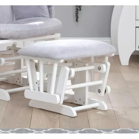 Fotoliu reglabil alaptare, cu suport pentru picioare Gri Tutti Bambini Fotoliu reglabil alaptare, cu suport pentru picioare Gri Tutti Bambini