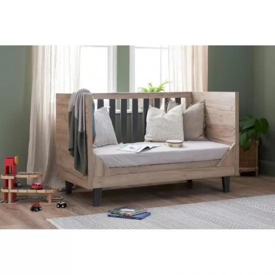 Patut evolutiv 3 in 1 Como Oak & Slate Grey Tutti Bambini Patut evolutiv 3 in 1 Como Oak & Slate Grey Tutti Bambini
