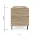 Patut evolutiv 3 in 1 Como Oak & Slate Grey Tutti Bambini Patut evolutiv 3 in 1 Como Oak & Slate Grey Tutti Bambini