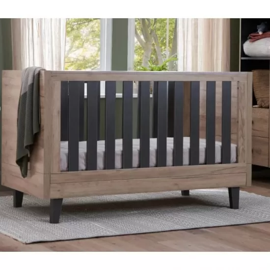 Patut evolutiv 3 in 1 Como Oak & Slate Grey Tutti Bambini Patut evolutiv 3 in 1 Como Oak & Slate Grey Tutti Bambini