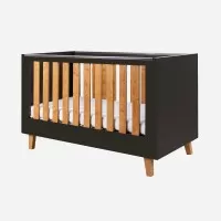 Patut evolutiv 3 in 1 Como Slate Grey & Rosewood Tutti Bambini