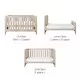 Patut evolutiv 3 in 1 Modena Oak Tutti Bambini Patut evolutiv 3 in 1 Modena Oak Tutti Bambini