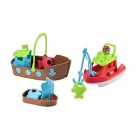 Jucarie 3 in 1 Klorofil - Barcute pentru baie cu figurina Morsa