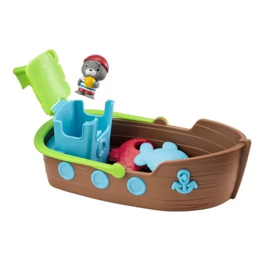Jucarie 3 in 1 Klorofil - Barcute pentru baie cu figurina Morsa Jucarie 3 in 1 Klorofil - Barcute pentru baie cu figurina Morsa