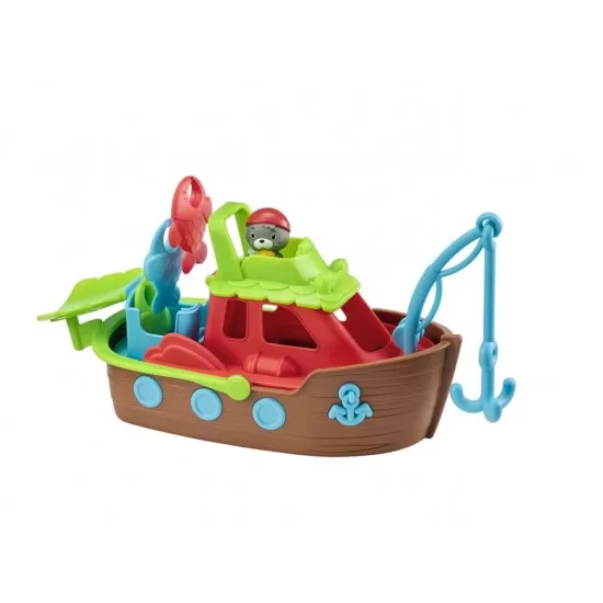 Jucarie 3 in 1 Klorofil - Barcute pentru baie cu figurina Morsa Jucarie 3 in 1 Klorofil - Barcute pentru baie cu figurina Morsa