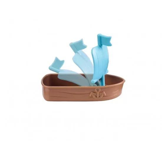 Jucarie 3 in 1 Klorofil - Barcute pentru baie cu figurina Morsa Jucarie 3 in 1 Klorofil - Barcute pentru baie cu figurina Morsa