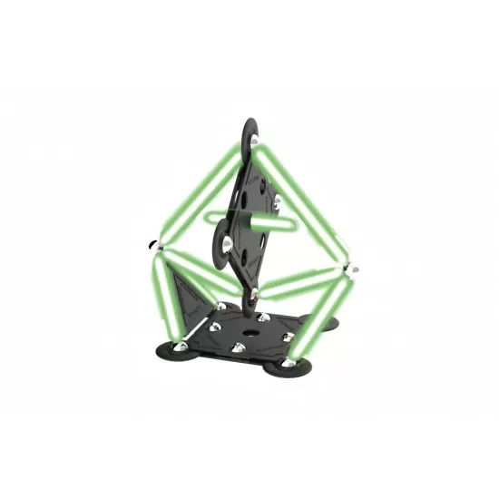 Set de constructie magnetic Supermag Projects Glow 45 piese