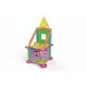 Set de constructie magnetic Supermag Projects House 55 piese