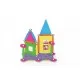 Set de constructie magnetic Supermag Projects House 55 piese