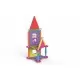 Set de constructie magnetic Supermag Projects House 55 piese