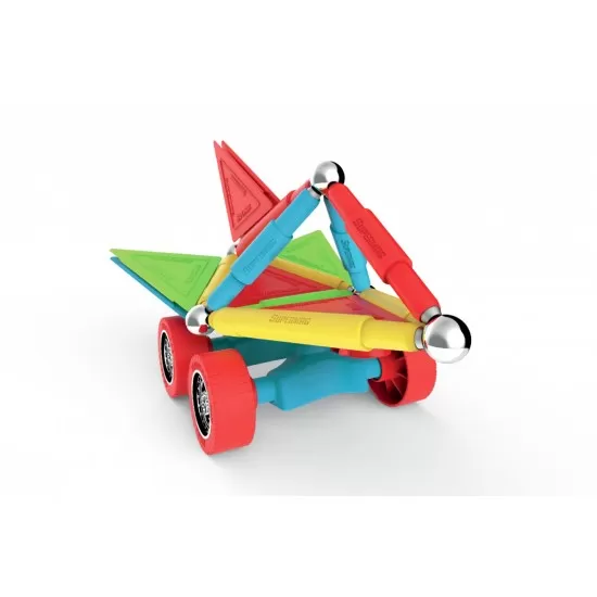 Set de constructie magnetic Supermag Projects Wheels 40 piese