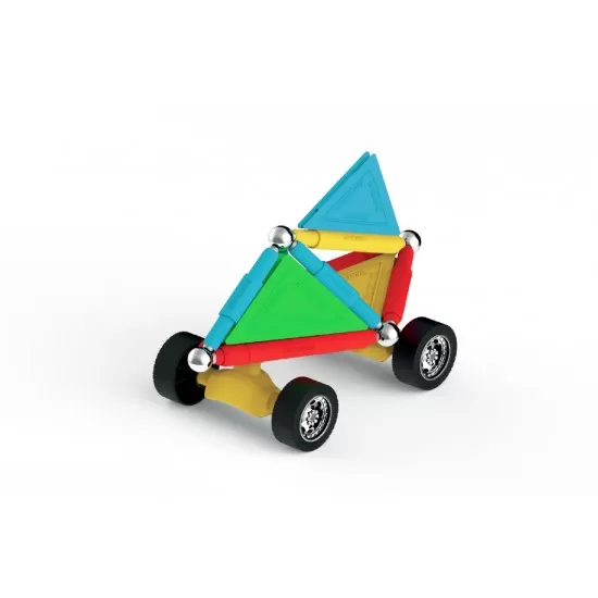 Set de constructie magnetic Supermag Projects Wheels 40 piese
