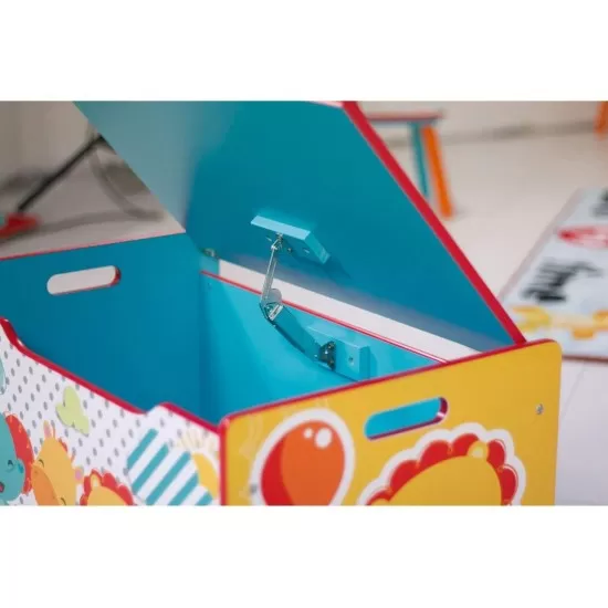 Ladita din lemn pentru depozitare jucarii Fisher-Price Ladita din lemn pentru depozitare jucarii Fisher-Price