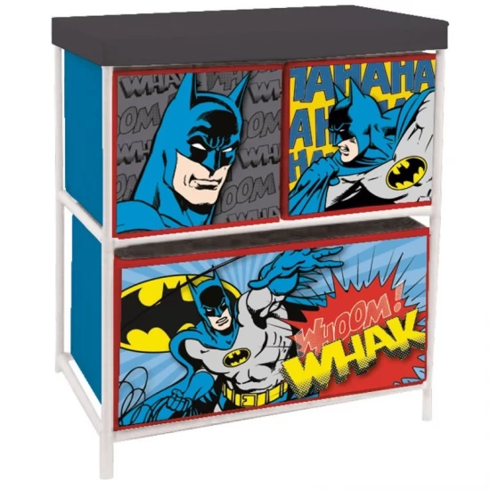 Organizator pentru jucarii cu structura metalica Batman Organizator pentru jucarii cu structura metalica Batman