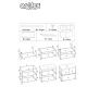 Organizator pentru jucarii cu structura metalica Batman Organizator pentru jucarii cu structura metalica Batman