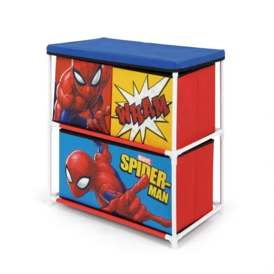 Organizator pentru jucarii cu structura metalica Spiderman Organizator pentru jucarii cu structura metalica Spiderman