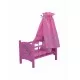 Patut din lemn pentru papusi Diadem Pink Patut din lemn pentru papusi Diadem Pink