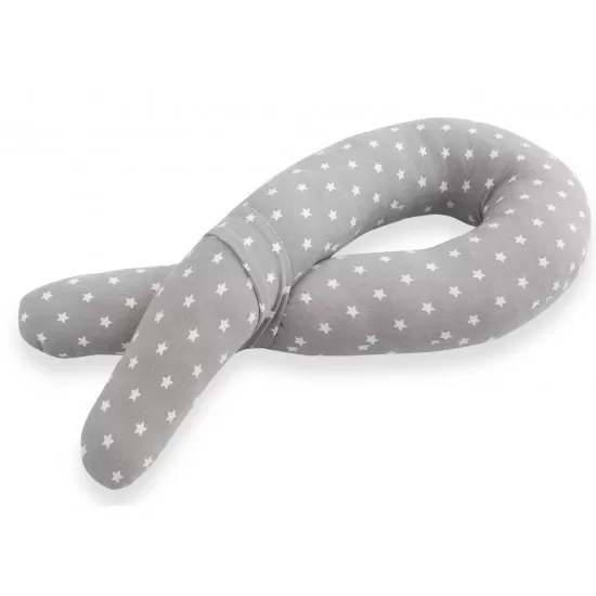 Perna pentru bebelusi Cuddly Nest Anthracite With White Stars Perna pentru bebelusi Cuddly Nest Anthracite With White Stars