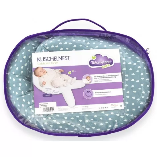 Perna pentru bebelusi Cuddly Nest Drops Ocean Blue Perna pentru bebelusi Cuddly Nest Drops Ocean Blue