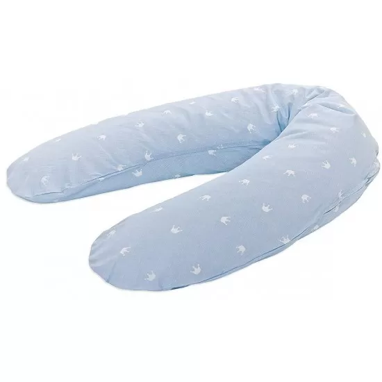 Perna pentru gravide si alaptare Crown Blue Perna pentru gravide si alaptare Crown Blue