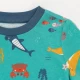 Pijama 100% bumbac organic, Under the Sea, 7-8 ani Pijama 100% bumbac organic, Under the Sea, 7-8 ani