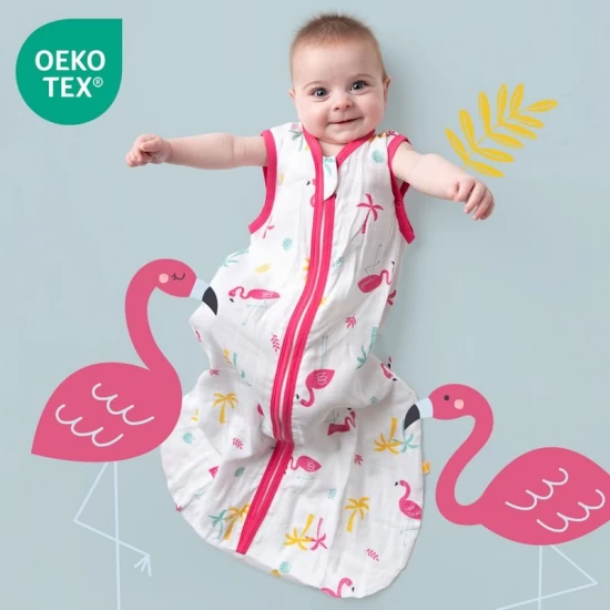 Sac de dormit Bamboo Flamingo 70 cm 0.5 Tog Sac de dormit Bamboo Flamingo 70 cm 0.5 Tog