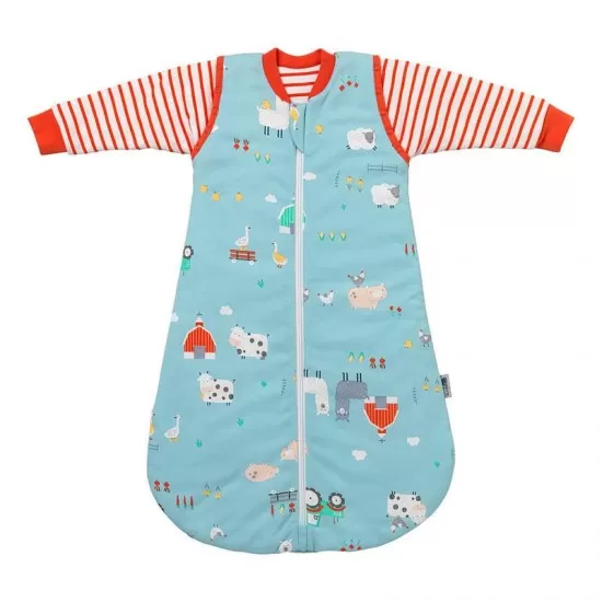 Sac de dormit cu maneca lunga detasabila Farmyard 56 cm 2.5 Tog Sac de dormit cu maneca lunga detasabila Farmyard 56 cm 2.5 Tog
