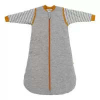 Sac de dormit cu maneca lunga detasabila Gray Mottled Stripes 70 cm 2.5 Tog