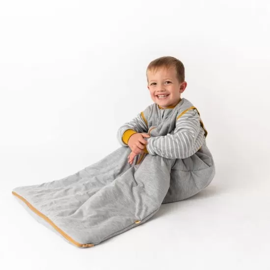 Sac de dormit cu maneca lunga detasabila Gray Mottled Stripes 130 cm 2.5 Tog Sac de dormit cu maneca lunga detasabila Gray Mottled Stripes 130 cm 2.5 Tog