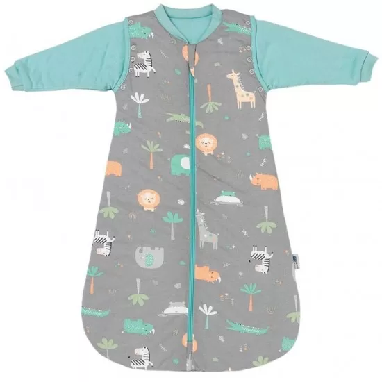 Sac de dormit cu maneca lunga detasabila Safari 0-6 luni 2.5 Tog Sac de dormit cu maneca lunga detasabila Safari 0-6 luni 2.5 Tog