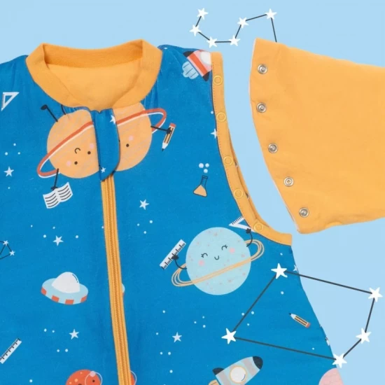 Sac de dormit cu maneca lunga detasabila Space 80 cm 1.0 Tog