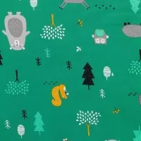 Sac de dormit cu maneca lunga detasabila Woodland Animals 130 cm 2.5 Tog