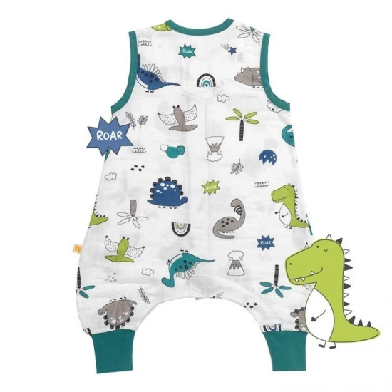 Sac de dormit cu picioruse Bamboo Dinosaur 70 cm 0.5 Tog Sac de dormit cu picioruse Bamboo Dinosaur 70 cm 0.5 Tog