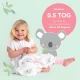 Sac de dormit cu picioruse Bamboo Koala 60 cm 0.5 Tog Sac de dormit cu picioruse Bamboo Koala 60 cm 0.5 Tog