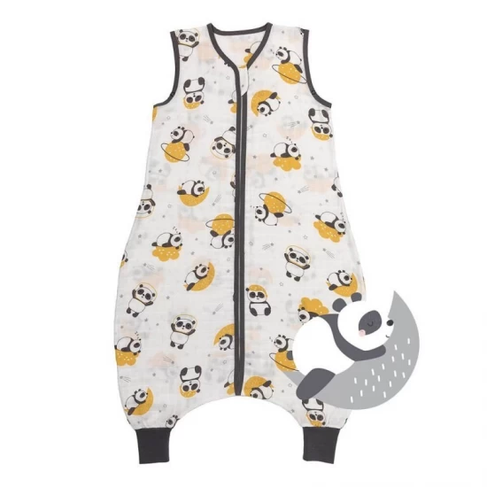 Sac de dormit cu picioruse Bamboo Panda 100 cm 0.5 Tog Sac de dormit cu picioruse Bamboo Panda 100 cm 0.5 Tog