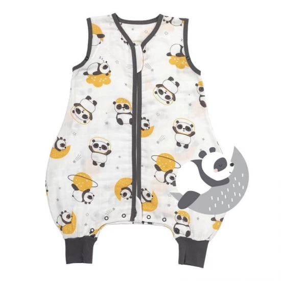 Sac de dormit cu picioruse Bamboo Panda 70 cm 0.5 Tog Sac de dormit cu picioruse Bamboo Panda 70 cm 0.5 Tog