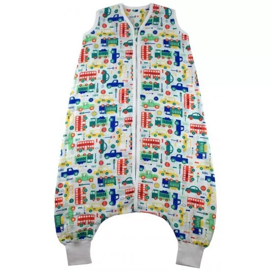 Sac de dormit cu picioruse Bamboo Vehicles 5-6 ani 0.2 Tog Sac de dormit cu picioruse Bamboo Vehicles 5-6 ani 0.2 Tog